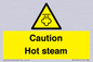 WK12644: Caution Hot steam