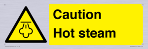 WK12644: Caution Hot steam
