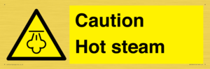 WK12644: Caution Hot steam