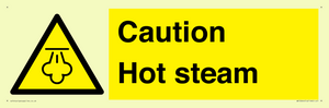 WK12644: Caution Hot steam