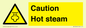 WK12644: Caution Hot steam