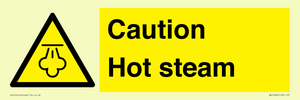 WK12644: Caution Hot steam