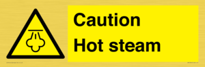 WK12644: Caution Hot steam