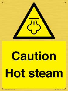 WK12644: Caution Hot steam
