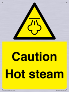 WK12644: Caution Hot steam