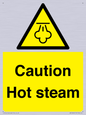 WK12644: Caution Hot steam