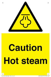 WK12644: Caution Hot steam