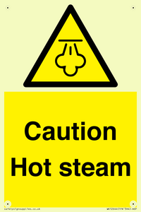 WK12644: Caution Hot steam