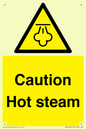 WK12644: Caution Hot steam