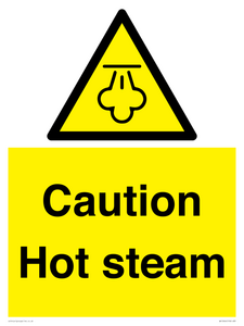 WK12644: Caution Hot steam