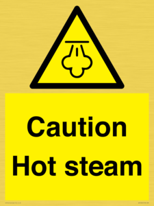WK12644: Caution Hot steam