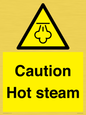 WK12644: Caution Hot steam