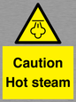 WK12644: Caution Hot steam
