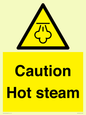 WK12644: Caution Hot steam