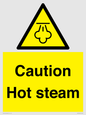 WK12644: Caution Hot steam