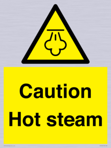 WK12644: Caution Hot steam