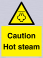 WK12644: Caution Hot steam