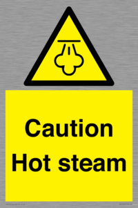 WK12644: Caution Hot steam
