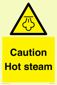 WK12644: Caution Hot steam