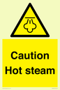 WK12644: Caution Hot steam