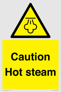 WK12644: Caution Hot steam