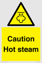 WK12644: Caution Hot steam