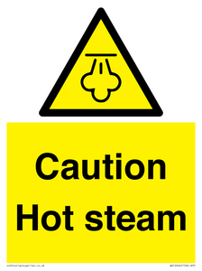 WK12644: Caution Hot steam