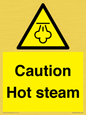 WK12644: Caution Hot steam