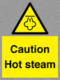 WK12644: Caution Hot steam
