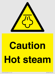 WK12644: Caution Hot steam
