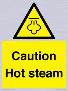WK12644: Caution Hot steam
