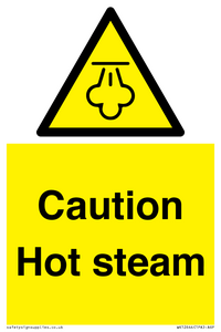 WK12644: Caution Hot steam