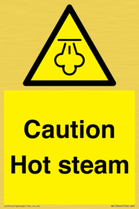 WK12644: Caution Hot steam