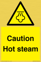 WK12644: Caution Hot steam