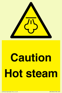 WK12644: Caution Hot steam