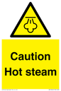 WK12644: Caution Hot steam