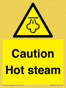 WK12644: Caution Hot steam