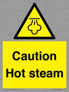 WK12644: Caution Hot steam