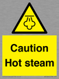 WK12644: Caution Hot steam