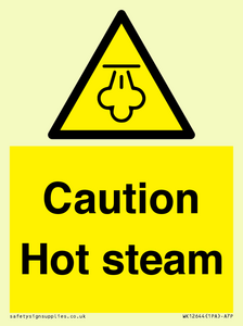 WK12644: Caution Hot steam