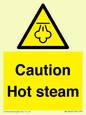 WK12644: Caution Hot steam