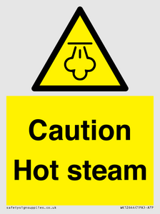 WK12644: Caution Hot steam