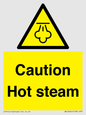 WK12644: Caution Hot steam
