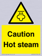 WK12644: Caution Hot steam