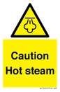 WK12644: Caution Hot steam