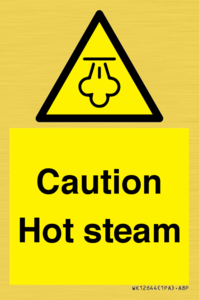 WK12644: Caution Hot steam