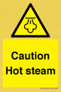 WK12644: Caution Hot steam