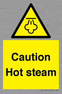 WK12644: Caution Hot steam
