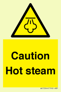 WK12644: Caution Hot steam