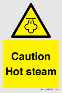 WK12644: Caution Hot steam